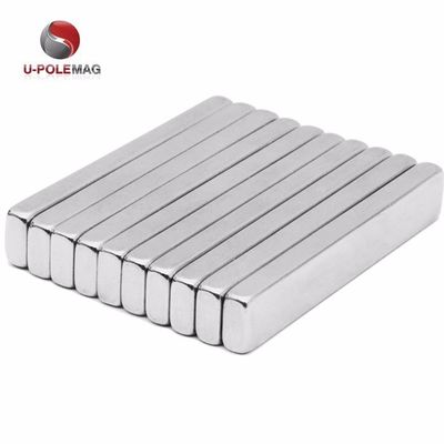 Potente ímã de neodímio N45 de 2,5'x0,4'x0,2' em forma retangular para desempenho