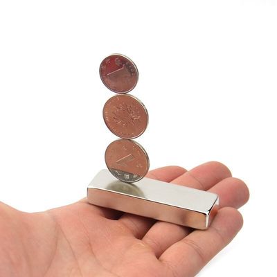 Magnético Super Forte personalizado N52 60x20x10mm Rectangular com revestimento de zinco e grau NdFeB