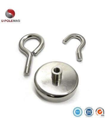 Material composto ímã redondo NdFeB ímã de potência de neodímio D60mm com força de 160 kg