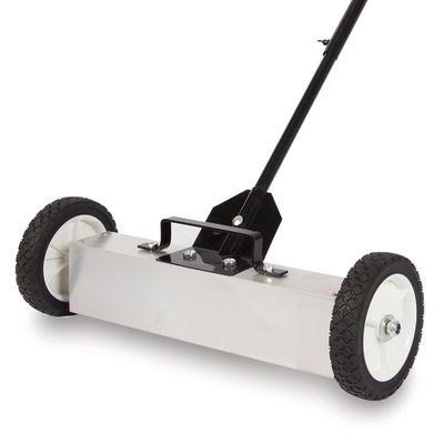 Práctico tipo de puxar magnética pick up varredor com 30-50 Lbs força de tração e rodas