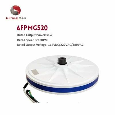 Voltagem de saída personalizada 3kw 220v Gerador de turbina eólica axial vertical para venda