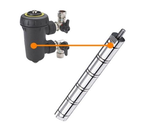 12000Gs NdFeb High Grade SS304 Neodímio Filtro de Barras Magnéticas para Tratamento de Impuridades