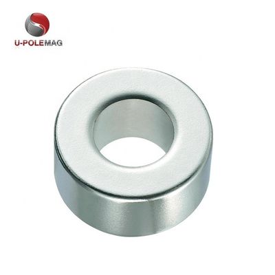 Níquel-Cu-Ni Grade de revestimento N52 NdFeb Anel grande permanente ímã de neodímio para industrial
