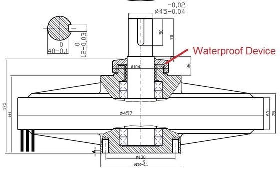 Turbina eólica de eixo de rotor interno de 1 kW personalizada com gerador de ímã permanente caseiro