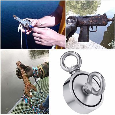 Kit de pesca com ímãs de neodímio super-fortes com força de tração de 2000 lbs e tolerância precisa