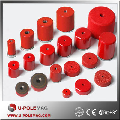 D25.4x21 Alnico Round Base Cup Pot Magnet com Magnet AlNiCo de Grau de Furo
