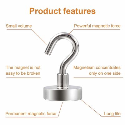 Finish Magnet Hook Personalizado Permanente e Poderoso para Necessidades de Suspensão