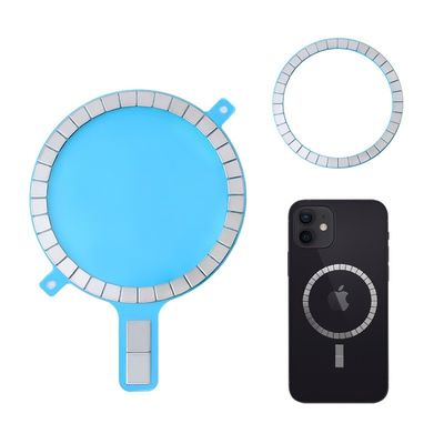 Grau N35-N52 Adaptador Snap de Anel Magnético para Caixa de Telefone Carregamento sem fio de ímã forte
