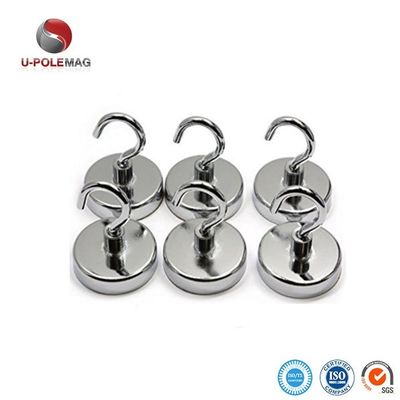 Magnético de terras raras composto D25 D20 D32 D36 Gancho magnético para aplicações industriais