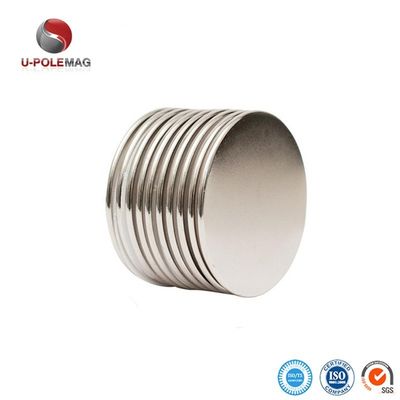 Tolerância ±1 mm Ímã adesivo de disco de neodímio permanente N35-N52 com autoaderente 3M