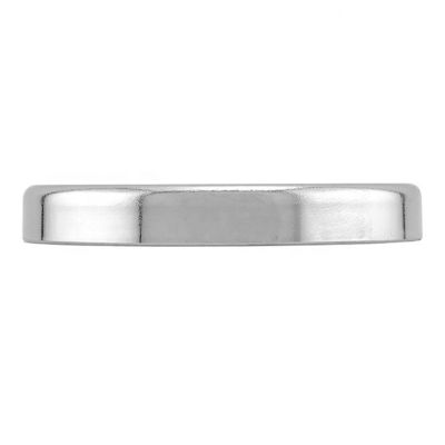 3.2" Forma de taça Ferrita Cerâmica Cromo-Plated Magnet 75lbs Pull para interior e exterior