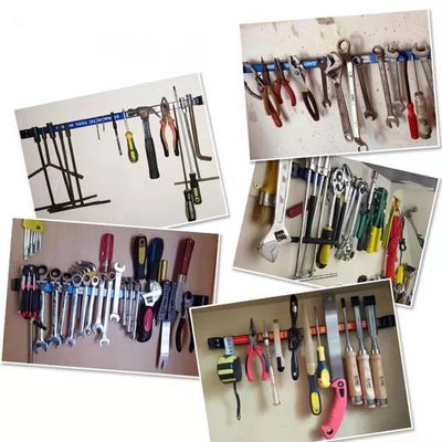 Magnético de neodímio de 18' de porta ferramentas de montagem magnética de parede organizador para garagem / oficinas