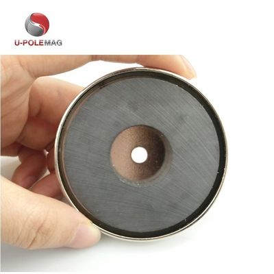 ± 1% Ferrite Magnético de Fixação Magnético de Pot de Base Redonda para Ferramentas Gerais Instrumentos