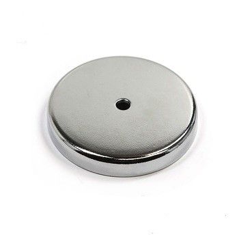 ISO/TS16949 2002 Certificado D80mm Ferrite Cup Magnet Holder com Countersunk Hole D6mm
