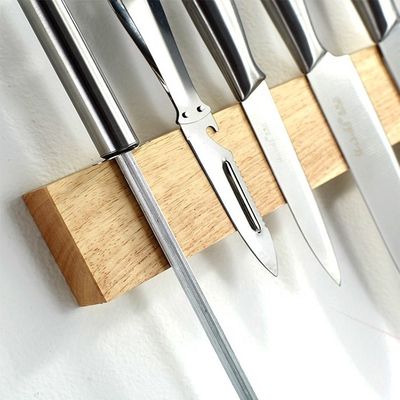 Cadeira de fita magnética de madeira Porta de faca magnética Sucção magnética Hang Lever Acessório de cozinha