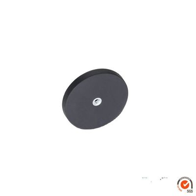 Fácil de instalar D43 D66 D88mm Borracha revestida POT ímã de montagem com fio interno