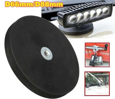 Magnético revestido de borracha de pot Neodímio Magnético de borracha D36 * 6mm-M6 Permanente Punching potente
