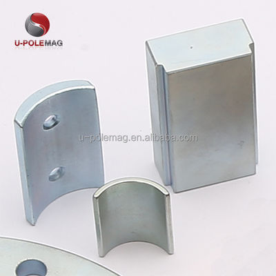 Magnético de disco de boro de ferro de neodímio de grau N35 NdFeb, com magnetização axial ou diametral