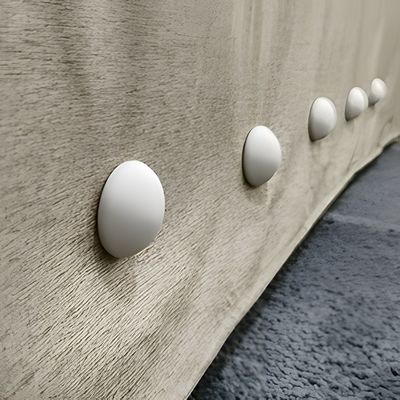 Peso de cortina de chuveiro de silicone magnético de grau magnético de ferrite para revestimentos impermeáveis