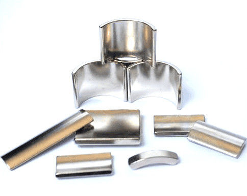 Materiais principais NdFeB ímã super forte ímãs de segmento de arco de neodímio para motor BLDC