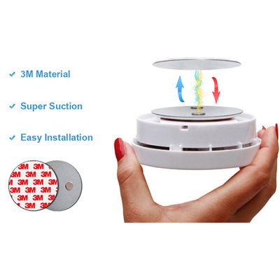 D70MM detector de fumaça suportes magnéticos com ímãs de neodímio e chapa de aço galvanizado