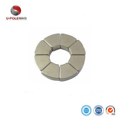 Magnético de neodímio de segmento para peças de motor de corrente contínua feitas sob encomenda Magnético de moto permanente de arco 45SH
