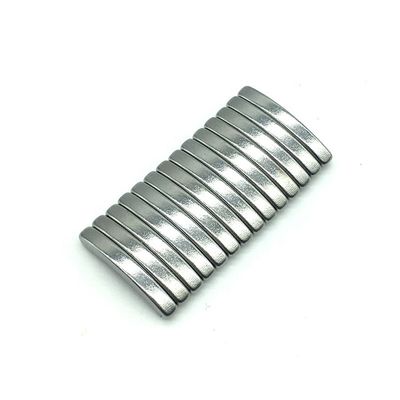 Magnético de neodímio de arco N52 R18.25xr15.75x2.5mm personalizado para instrumentos médicos