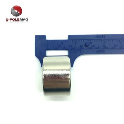 Magnético de anel de magnetização radial de neodímio N38H personalizado OD32xID25x20mm para sensores