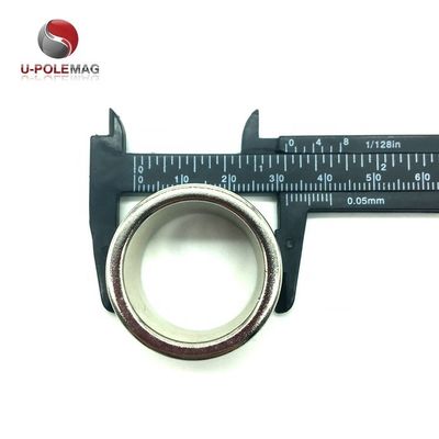 Magnético de anel de magnetização radial de neodímio N38H personalizado OD32xID25x20mm para sensores