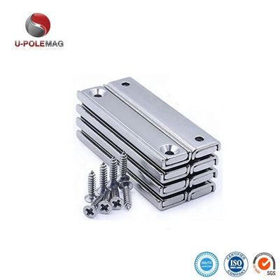 65 LB Potência de retenção Ndfeb Imã industrial com sistema de precisão /- 0,05mm Grade NdFeB