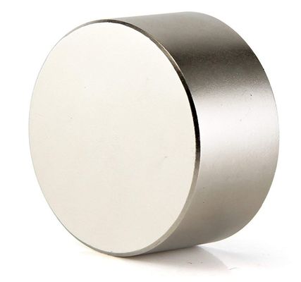 NiCuNi revestido D50x20 Magnético permanente de terra rara sinterizado forte 1 Tesla para sensores