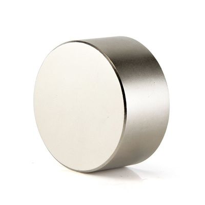 NiCuNi revestido D50x20 Magnético permanente de terra rara sinterizado forte 1 Tesla para sensores