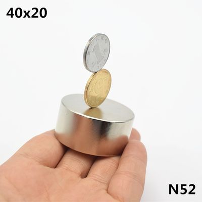 Magnético de motor de força super forte 40x20 mm Magnético de disco de neodímio com tolerância de ±1 mm