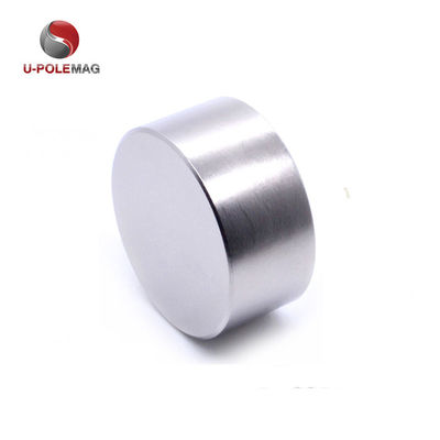 191g Peso N52 Disco de Prata Ímã Neodímio D40x20mm com Direção Axial Magnetizada