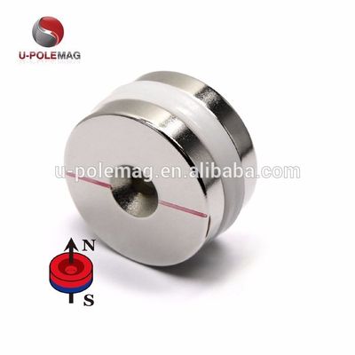 148 LBS 67 KG Força de tração Ímã POT de terras raras com fecho de olho D48mm e alta tolerância