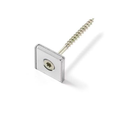 NdFeb Block Magnet Steel Channel POT com 1 buraco de contra-enchimento para processamento industrial