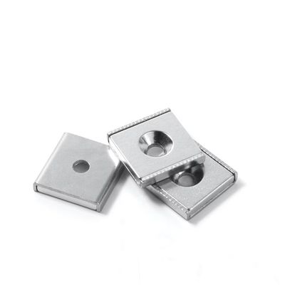 NdFeb Block Magnet Steel Channel POT com 1 buraco de contra-enchimento para processamento industrial