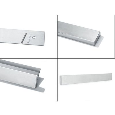 12 polegadas de faca magnética de fita logotipo Impressão de seda ou laser Metal magnético porta faca de parede