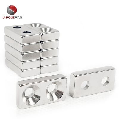 Ímã retangular de neodímio permanente de 25,4 x 12,7 x 6,35 mm com forte força magnética