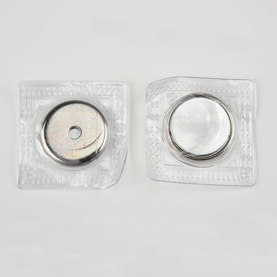 Amostra revestida de PVC costura impermeável em monopólio ímã de neodímio para casaco de chuva D25x3mm