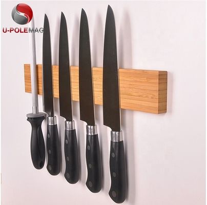 Mão de cozinha de madeira de bambu suportador magnético forte armazenador de armazenamento de armazenamento de armazenamento organizador de exibição