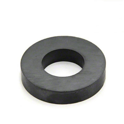 Ímã de anel de ferrite permanente com tolerância de precisão de /-0,05 mm Diâmetro exterior 120 mm