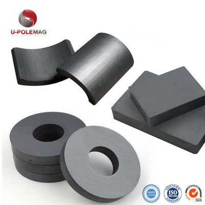 Ímã de anel de ferrite permanente com tolerância de precisão de /-0,05 mm Diâmetro exterior 120 mm
