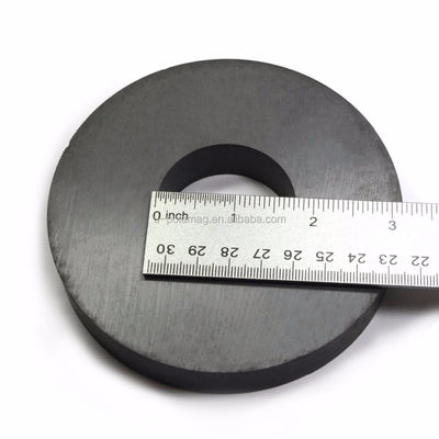OD 115 mm x ID 45 mm x T20 mm Anel cerâmico grande ímã C8 com material permanente
