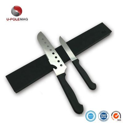 Faixa de faca de silicone preto com força magnética de tração