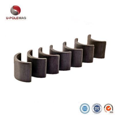 Ímãs ferríticos cerâmicos curvos de grau Y30 com excelente resistência à desmagnetização
