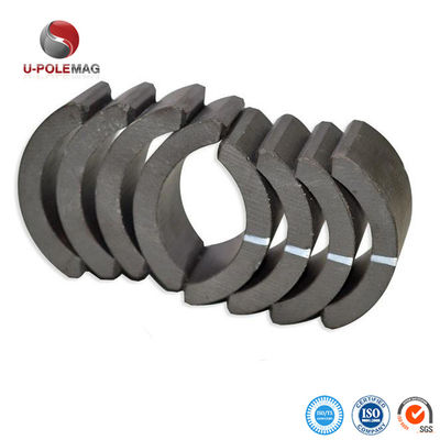 ± 0,01 mm Tolerância Magnético de Curva Cerâmica de Arco de Ferrita de Grau Completo para Motor