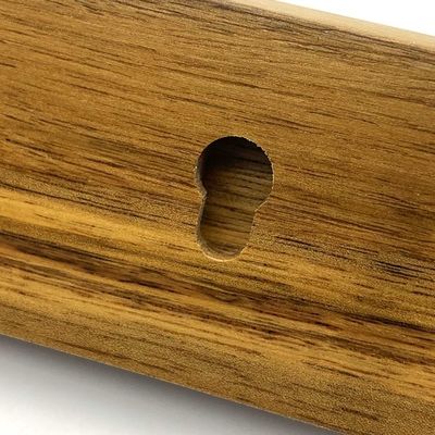 Cadeira magnética de madeira de acácia para armazenamento elegante e prático de facas de cozinha