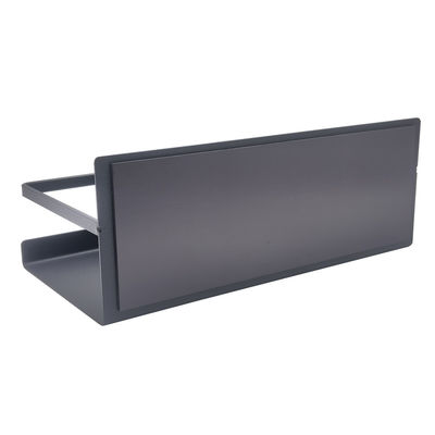 Organizador de rack de especiarias magnético de aço inoxidável montado na parede para microondas/fritas/refletores