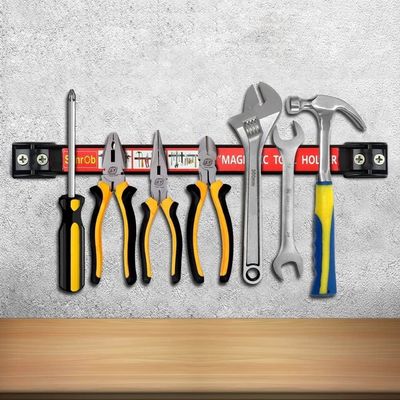 18 polegadas de barras de ferramentas magnéticas A3 Ferrite material de ímã para armazenamento de garagem organizada